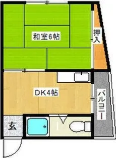 リバーサイドマンション【5階】の間取り