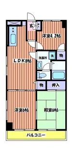 メゾン・ド・フォーレ【3階】の間取り