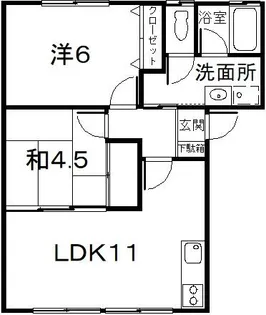 ルミネハイツ【1階】の間取り