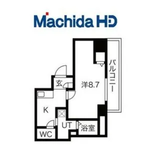 エヌエムキャトフヴァン【9階】の間取り