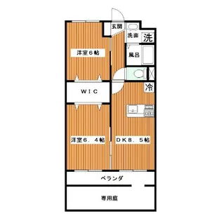 コンフォート・ヴィーヴル【1階】の間取り