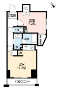 パークハウス西早稲田アーバンス【3階】の間取り