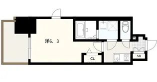 フォーリアライズ大阪ミッテ【10階】の間取り