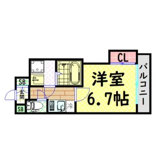 ファーストフィオーレ本町イースト【12階】の間取り
