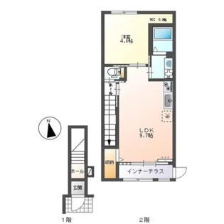WBeC【2階】の間取り