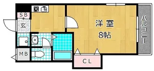 M‘プラザ津田駅前十一番館【4階】の間取り