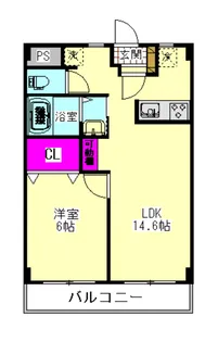 ドミールシバタ【2階】の間取り