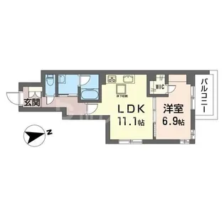 カーサ ナトゥーラ【1階】の間取り