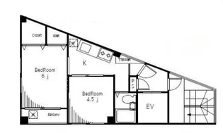 リマールビルII【4階】の間取り