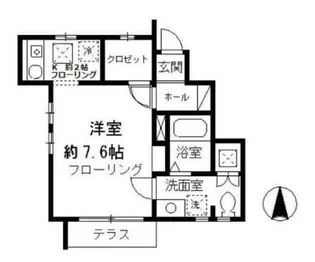 デザインコート荻窪【1階】の間取り