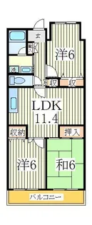 フォレスト【7階】の間取り