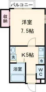 プチメゾン小野E【1階】の間取り