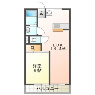 ルビーハイツ大森II【3階】の間取り