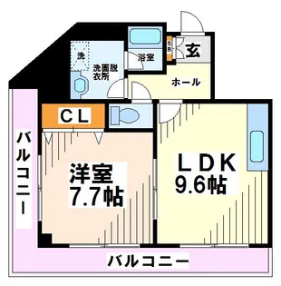 グラン・ド・ロゼ【5階】の間取り