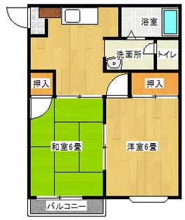 フレーチャグランデ【1階】の間取り