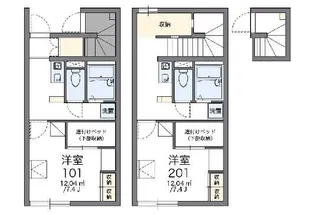 レオパレスグランデ【1階】の間取り