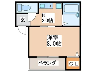 セブンコート【2階】の間取り