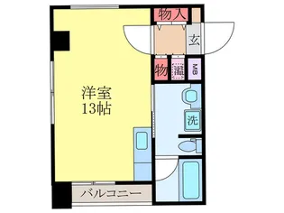 京中ビル【3階】の間取り