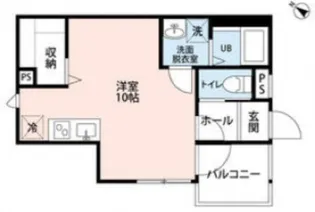 ザリーナ西広島【3階】の間取り