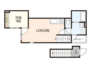 EBONYII【2階】の間取り
