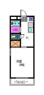 ラ・フォンテーヌ【2階】の間取り