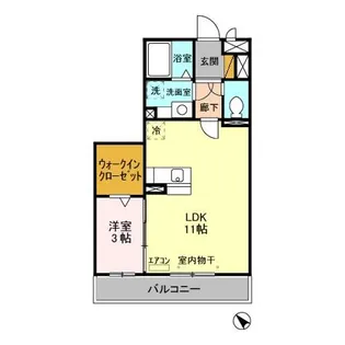 アークトゥルス【2階】の間取り