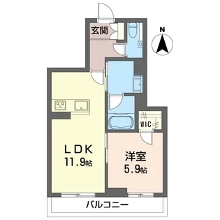 【新築】シャーメゾン獅子ヶ谷【SHM】【2階】の間取り