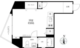 ベルファース東麻布【10階】の間取り