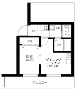 The Residence Nihonbashi【5階】の間取り