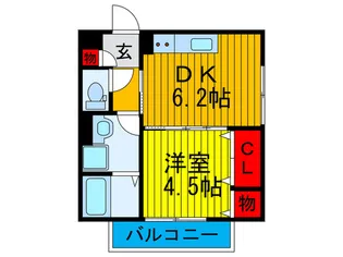 コンフォート東光町【1階】の間取り