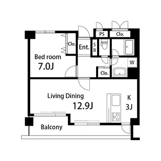 ガーデン杉並方南【3階】の間取り