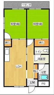 トモエマンション【1階】の間取り