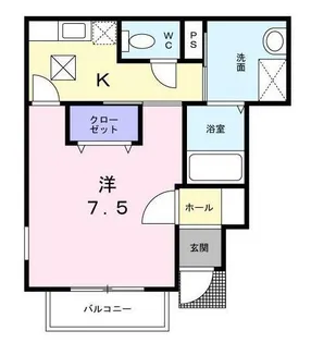 エテルノ武蔵小山【1階】の間取り