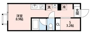 ポルトボヌール五日市参番館【2階】の間取り