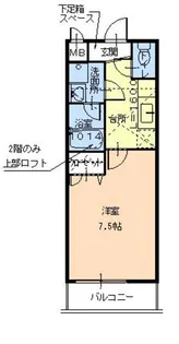 パルコート清水II番館【1階】の間取り