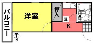 山口ビル【2階】の間取り