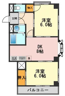 和幸マンション【1階】の間取り