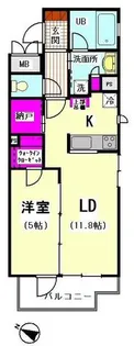シャルール西五反田【3階】の間取り