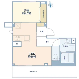 ベルセゾン日吉【2階】の間取り
