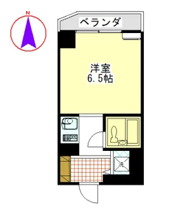 ダイアパレス前橋大友【11階】の間取り