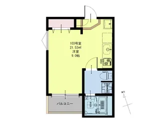 REGALEST Advance太子堂I【3階】の間取り