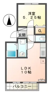 セリア141【3階】の間取り