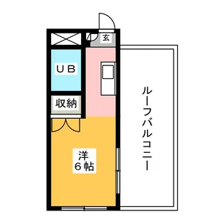 エニーハイツ【4階】の間取り