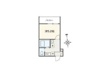 MELLAS馬込【3階】の間取り