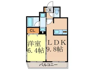 林ビル【6階】の間取り