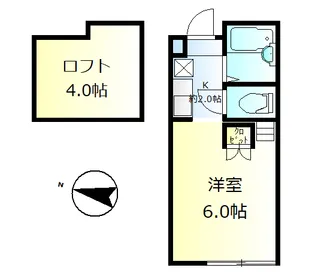 ヒルズ中央林間【2階】の間取り