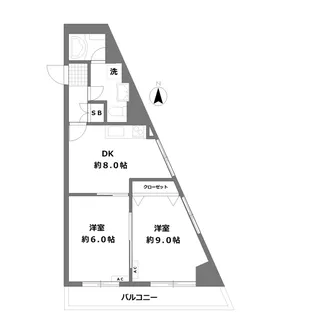 パーク池尻【3階】の間取り
