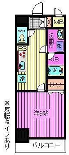 リバシィー浦和常盤【12階】の間取り