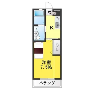 ラフィーネ【2階】の間取り