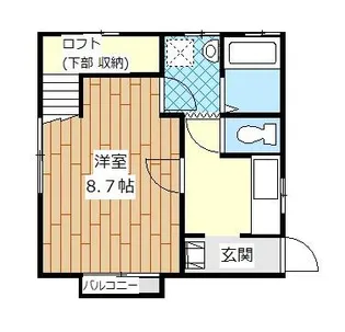 リリーハイツ【2階】の間取り